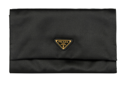 Folding Clutch Bag, Silk, Black, MII, E/B, 2*